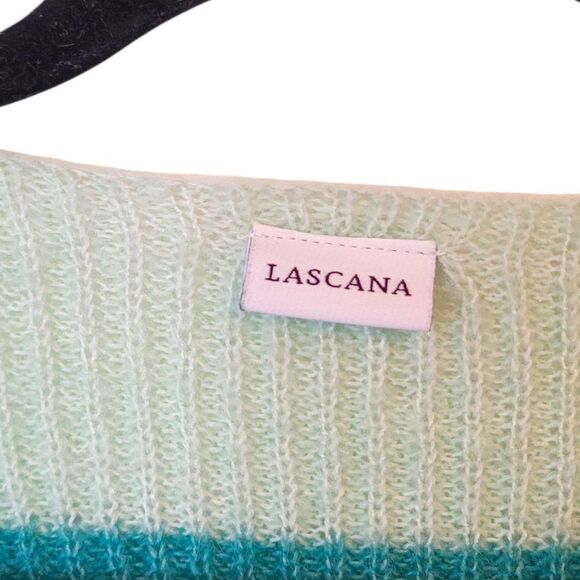 Lascana Women's Sea Foam Striped Over Sized Sweater Size US 4/6 - Picture 3 of 7